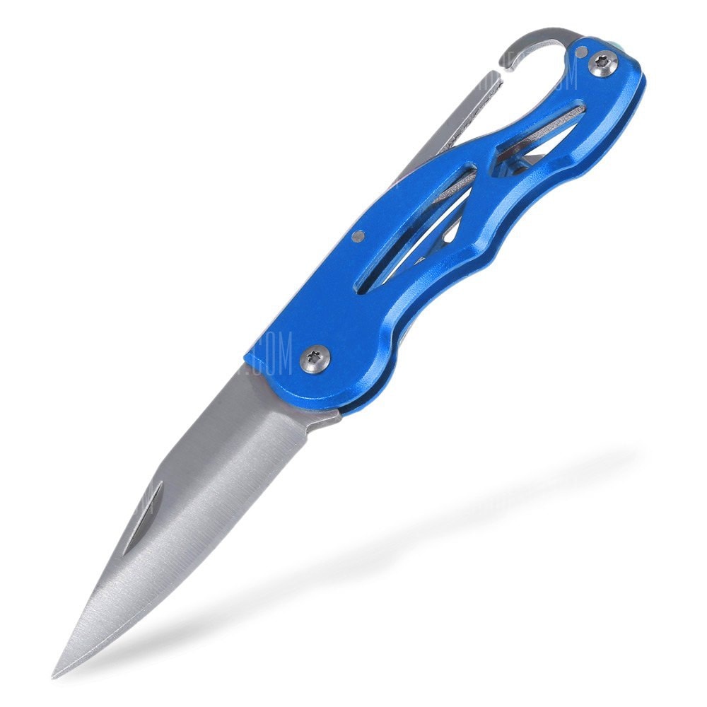 offertehitech-440C Stainless Steel Folding Knife with Hanging Buckle