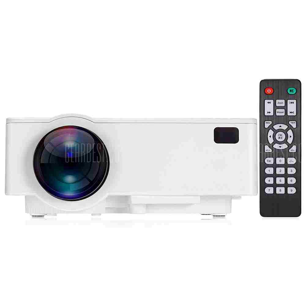 offertehitech-Alfawise A8 Smart Projector 1GB RAM + 8GB ROM WHITE