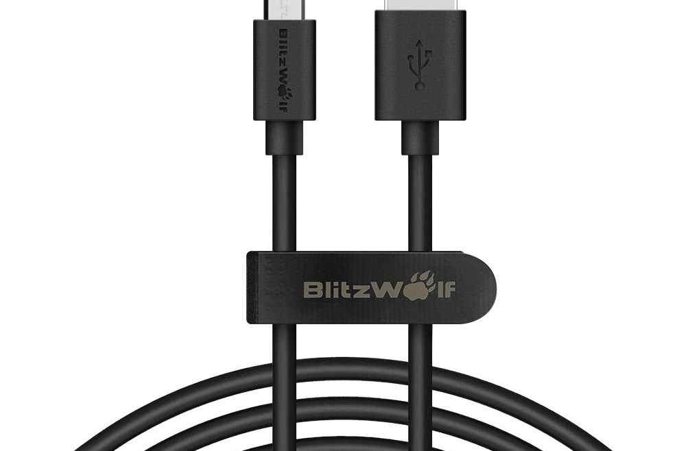 offertehitech-BlitzWolf® BW-CB7 2.4A  3.33ft/1m Cavo USB A Maschile Reversibile a Micro USB Ricaricare Data