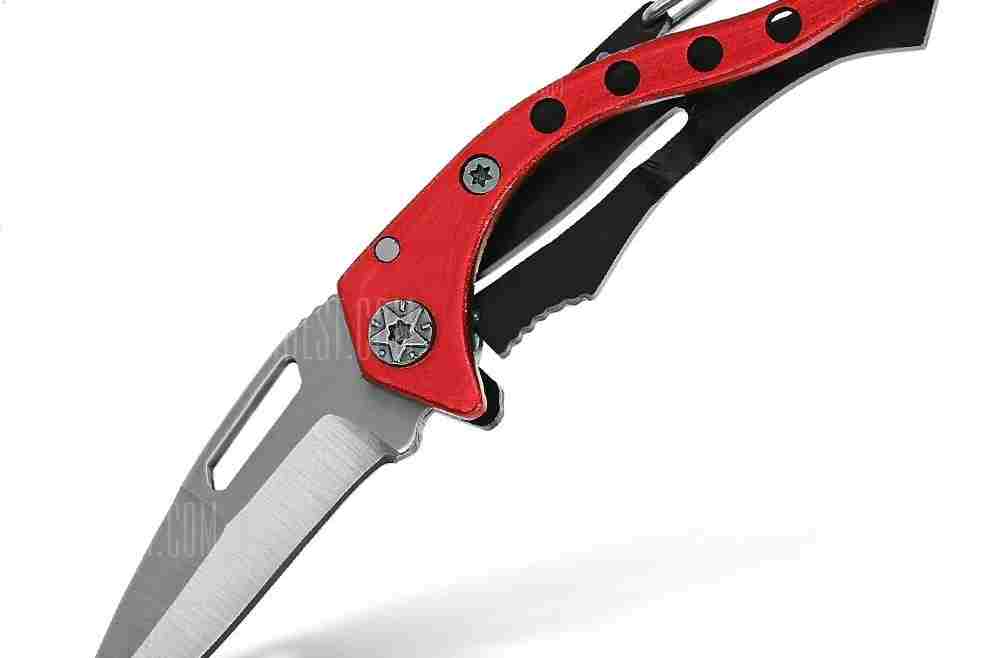 offertehitech-CTSmart Pocket Frame Lock Folding Knife with Hanging Buckle