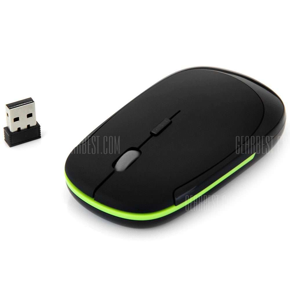 offertehitech-E10 Professional Slim 2.4GHz 1600DPI Wireless Optical Mouse