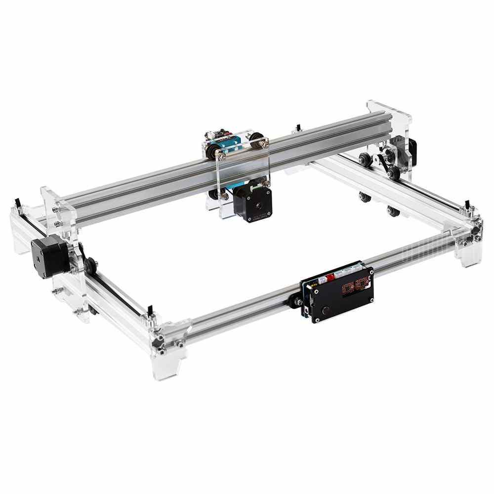 offertehitech-EleksMaker A3 Pro 2500mW 300 x 380mm Desktop Violet Laser Engraver - 2500MW + EU PLUG SILVER