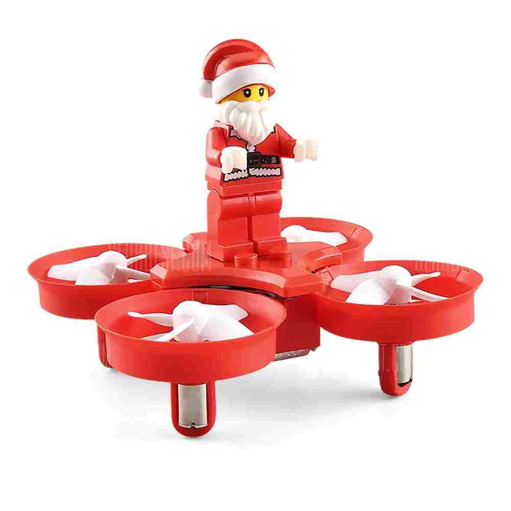 offertehitech-JJRC H67 Flying Santa Claus RC Quadcopter - RTF - RED