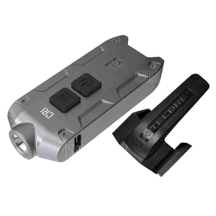 offertehitech-Nitecore TIP CRI LED Keychain Light - NICHIA NVSL219B 3500K GRAY