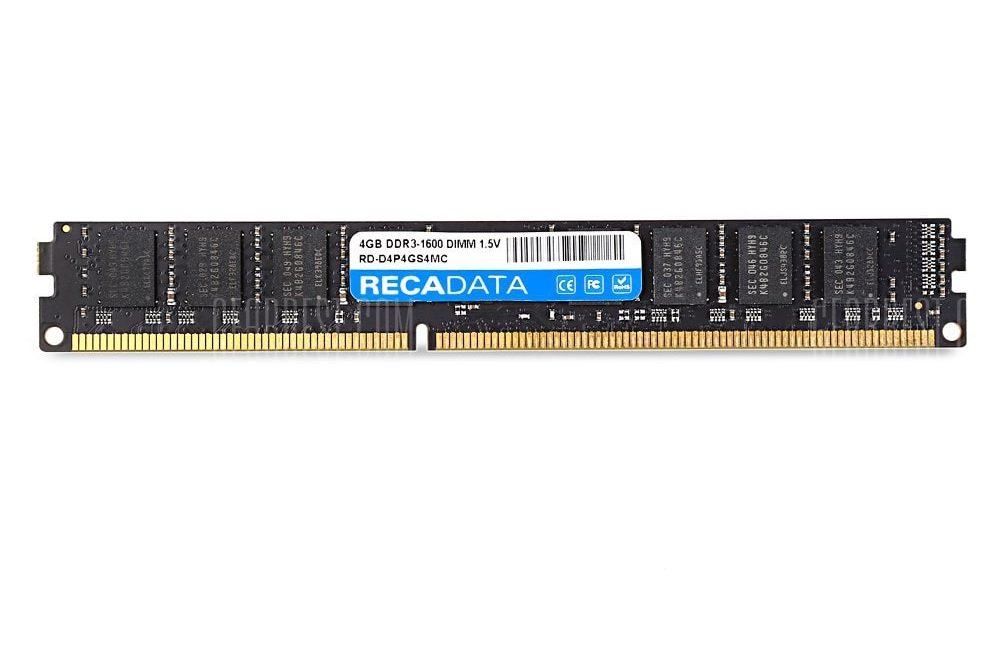 offertehitech-RECADATA 4GB DDR3 - 1600 Memory Module 240 Pin