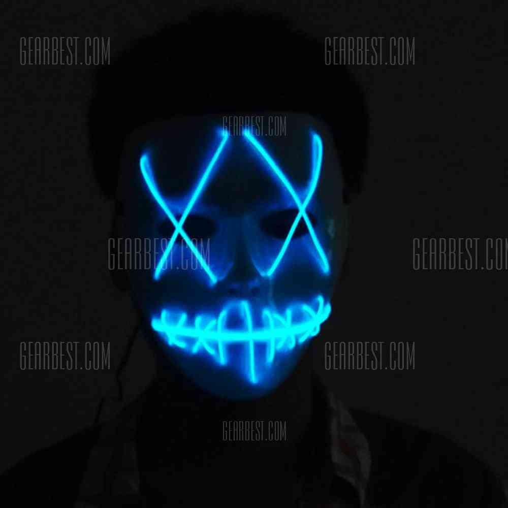 offertehitech-YWXLight Halloween Ghost Light Up Luminescence Mask