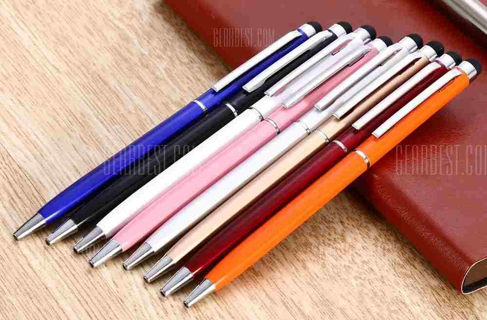 offertehitech-gearbest-8PCS YQ08 2 in 1 Capacitive Pen / Ballpoint Pen for Touchscreen