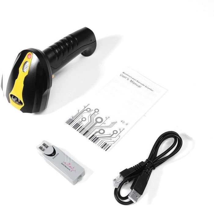 offertehitech-gearbest-BP BP8150RD Wireless Laser Barcode Scanner