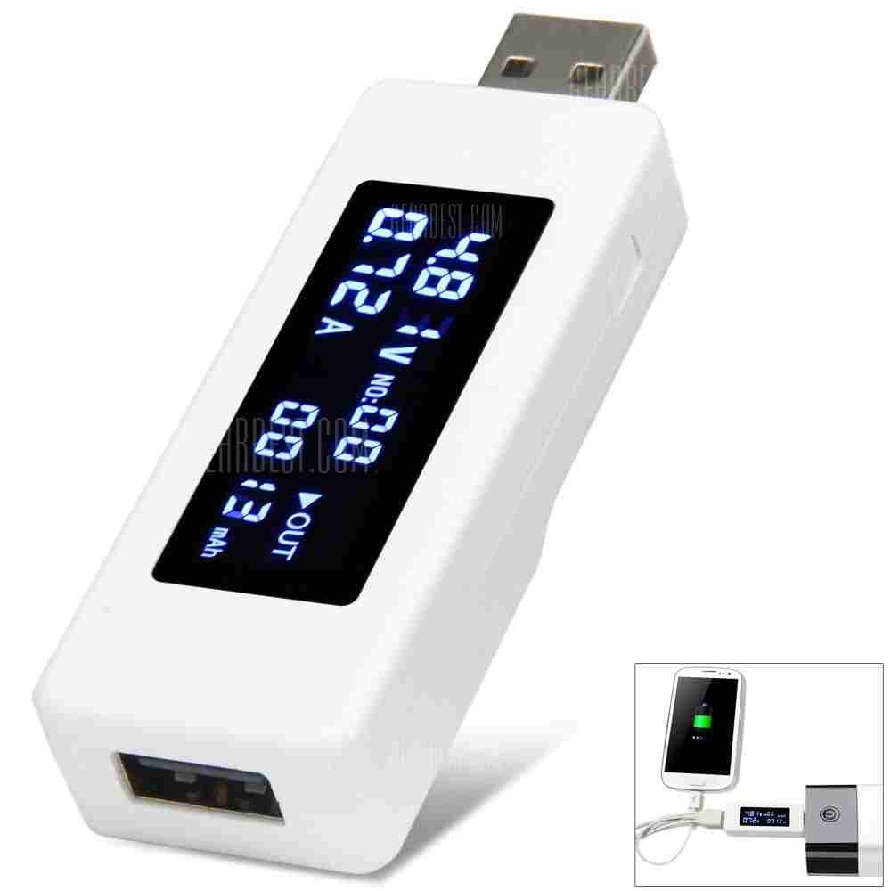 offertehitech-gearbest-KCX  -  045 LCD USB Voltage Current Detector Battery Capacity Tester for Phone Mobile Power Bank