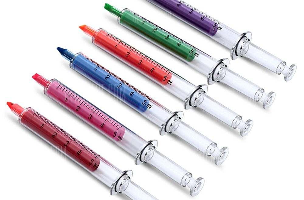 offertehitech-gearbest-Needle Tube Shaped Highlight Pen