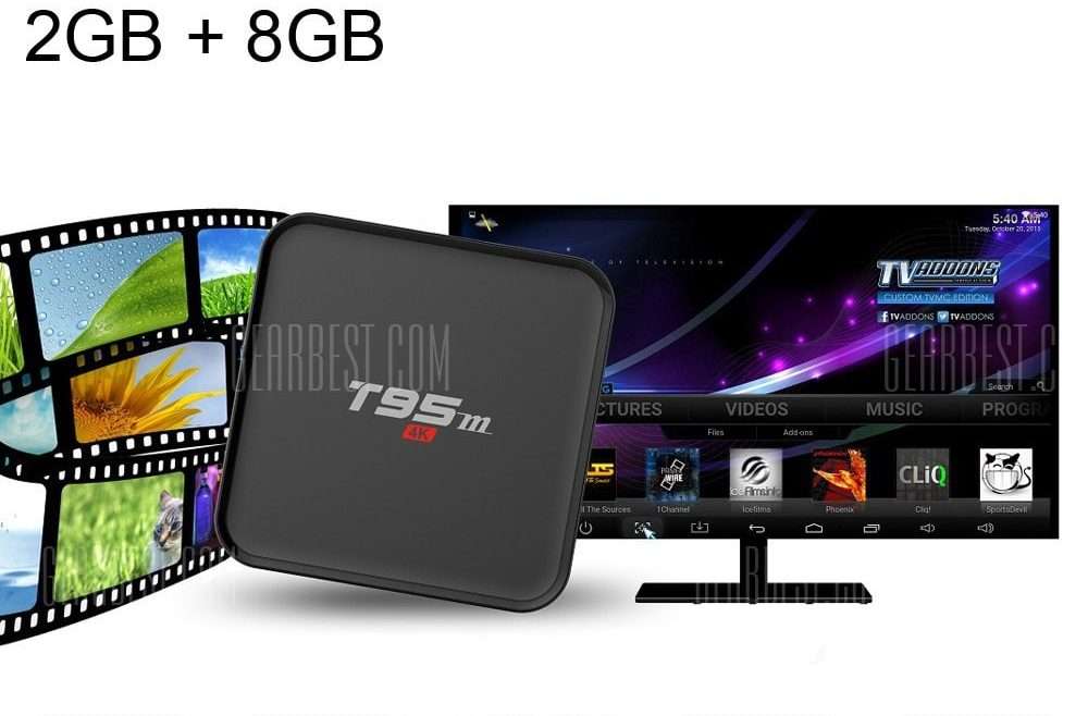 offertehitech-gearbest-Sunvell T95M 4K HD Media Streaming Box 64bit