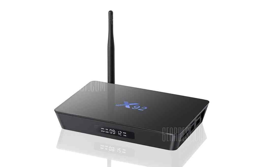 offertehitech-gearbest-X92 TV Box 2.4GHz / 5.8GHz WiFi Online Player