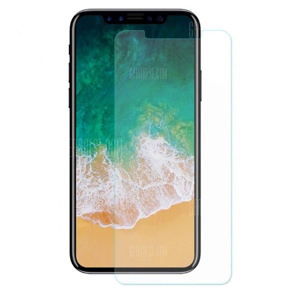 offertehitech-0.2mm 9H Hardness Explosion-Proof Anti-Scratch Tempered Glass Screen Protector for Iphone x - Transparent