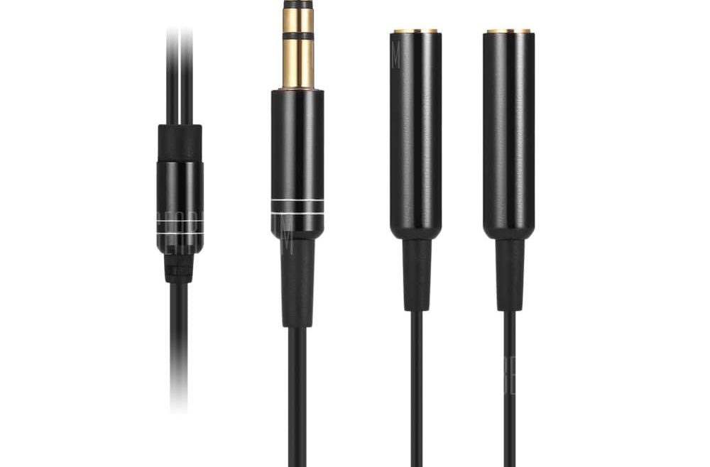 offertehitech-1-to-2 3.5mm Gold-plated Audio Adapter Cable