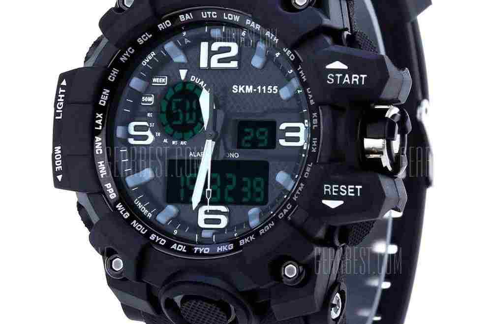 offertehitech-SKMEI 1155 Men LED Digital Quartz Watch
