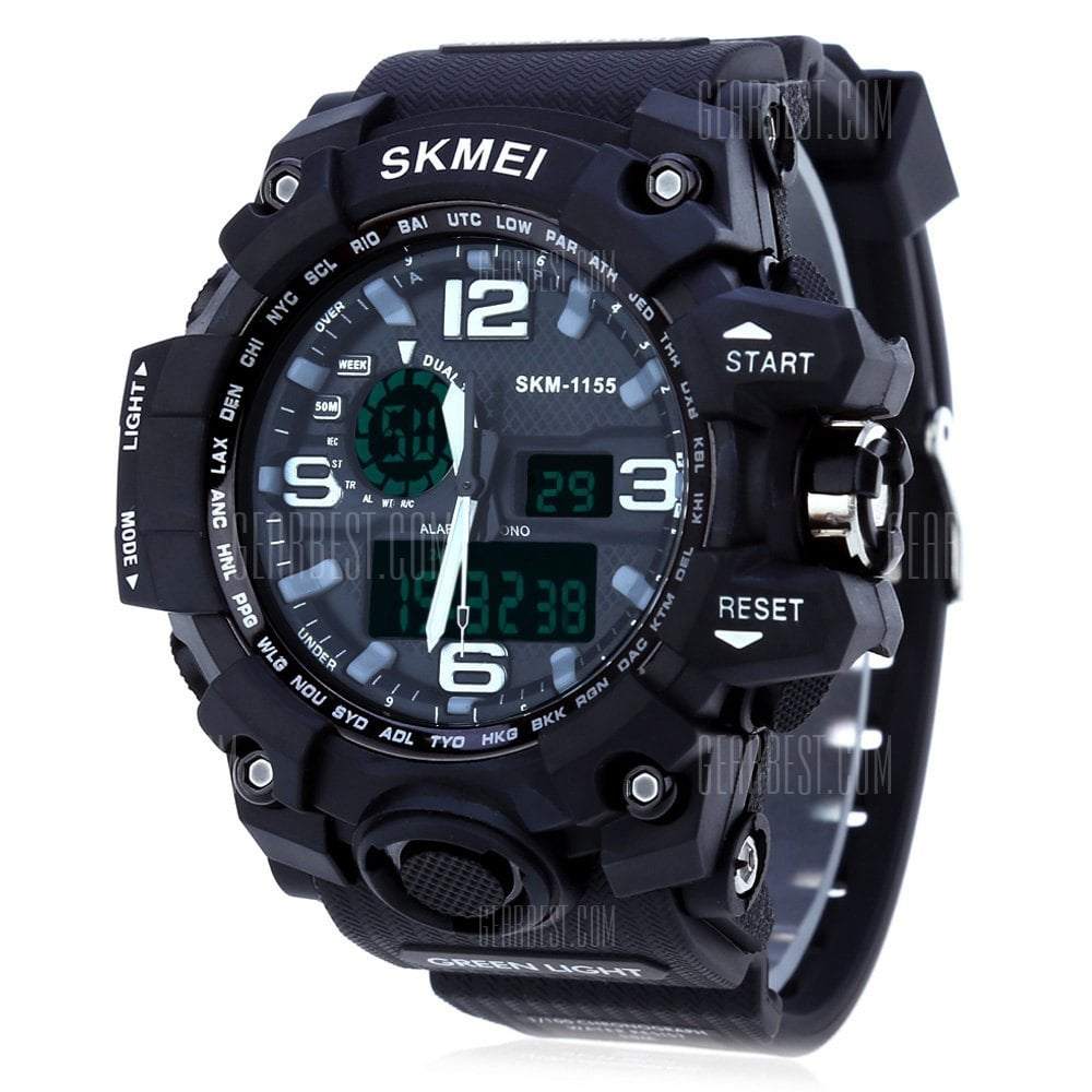 offertehitech-SKMEI 1155 Men LED Digital Quartz Watch