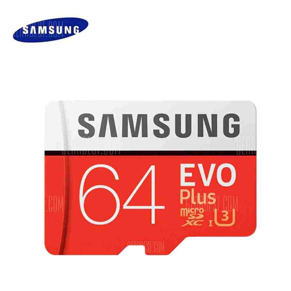 offertehitech-Original Samsung UHS-3 64GB Micro SDXC Memory Card - 64GB ORANGE