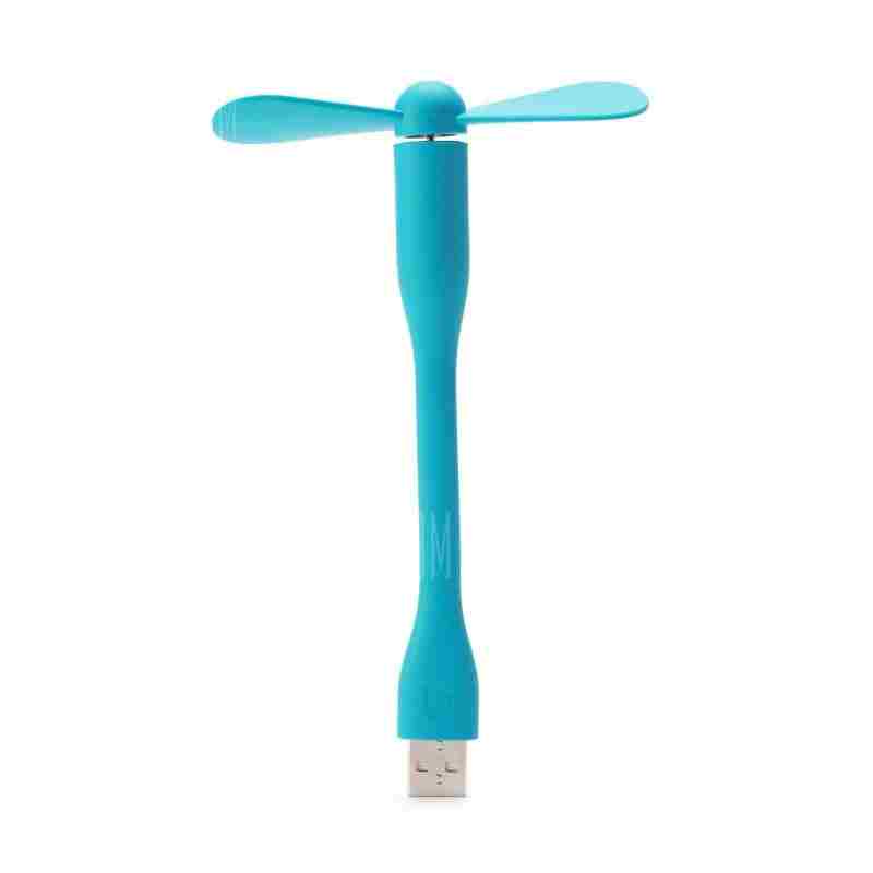 offertehitech-Original Tiny XiaoMi Flexible Detachable USB Fan Low Power Consumption Silence Fan - BLUE
