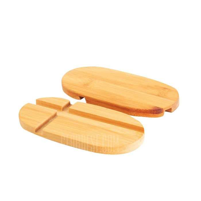 offertehitech-Wooden Tablet Stand Bracket Phone Foot Holder