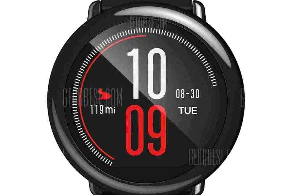 offertehitech-Original Xiaomi Huami AMAZFIT Sports Bluetooth Smart Watch - ENGLISH VERSION BLACK
