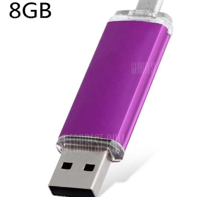 offertehitech-gearbest-2 in 1 8GB OTG USB 2.0 Flash Memory Drive