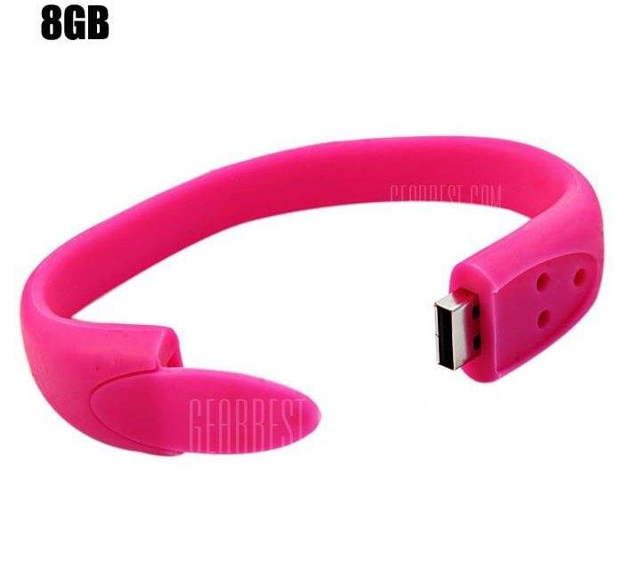 offertehitech-gearbest-8GB USB 2.0 Flash Drive Bracelet Style