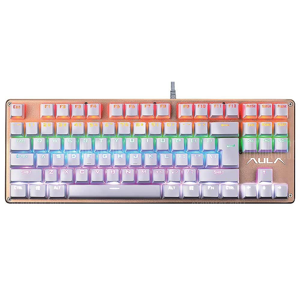 offertehitech-gearbest-AULA F2012 Wired Mechanical Keyboard for Gaming