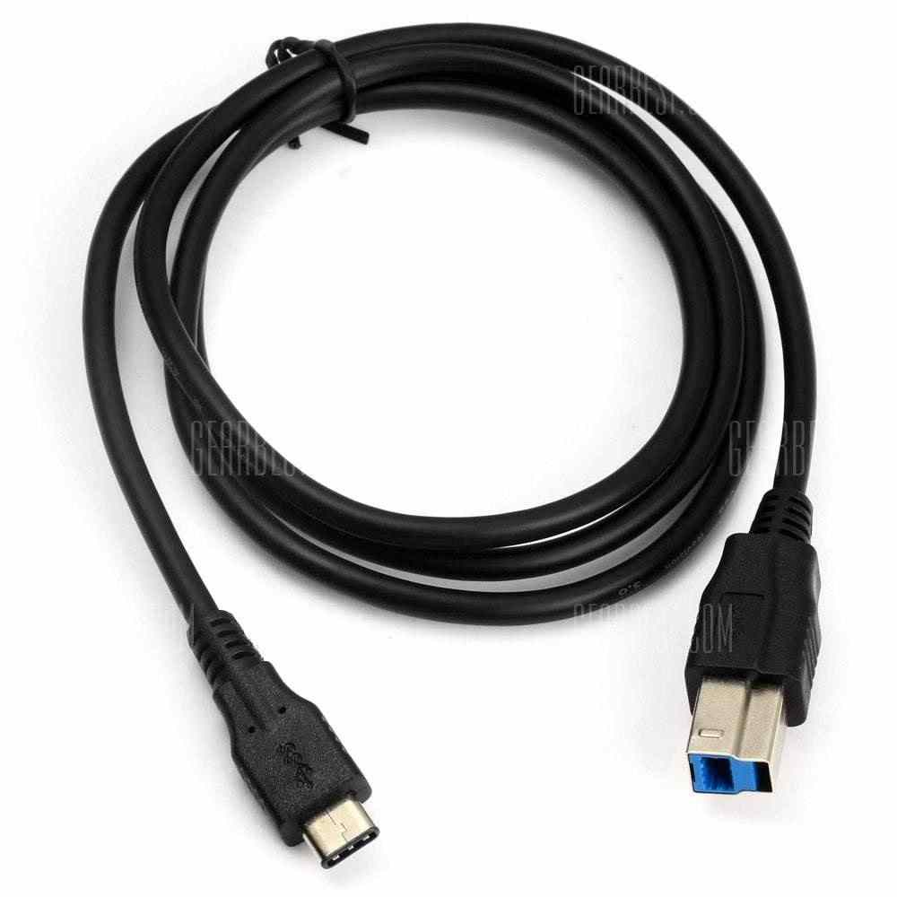 offertehitech-gearbest-CY USB 3.1 USB - C Male to USB - B Male Data Sync Cable for 12 inch MacBook Chromebook Pixel 2 Nokia N1