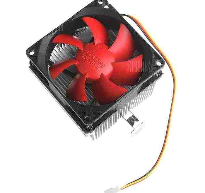 offertehitech-gearbest-DN160188 Aluminum CPU Cooling Fan Equipped with Multiple Clips