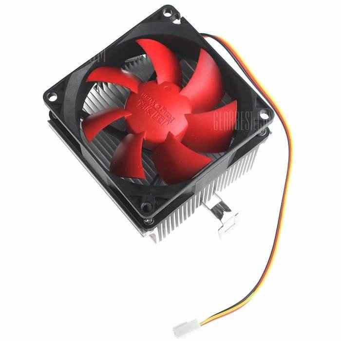 offertehitech-gearbest-DN160188 Aluminum CPU Cooling Fan Equipped with Multiple Clips