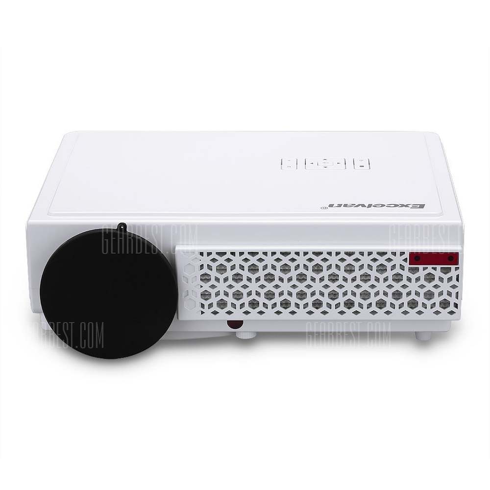 offertehitech-gearbest-Excelvan  96+  Native 1280*800 support 1080p Led  Projector White