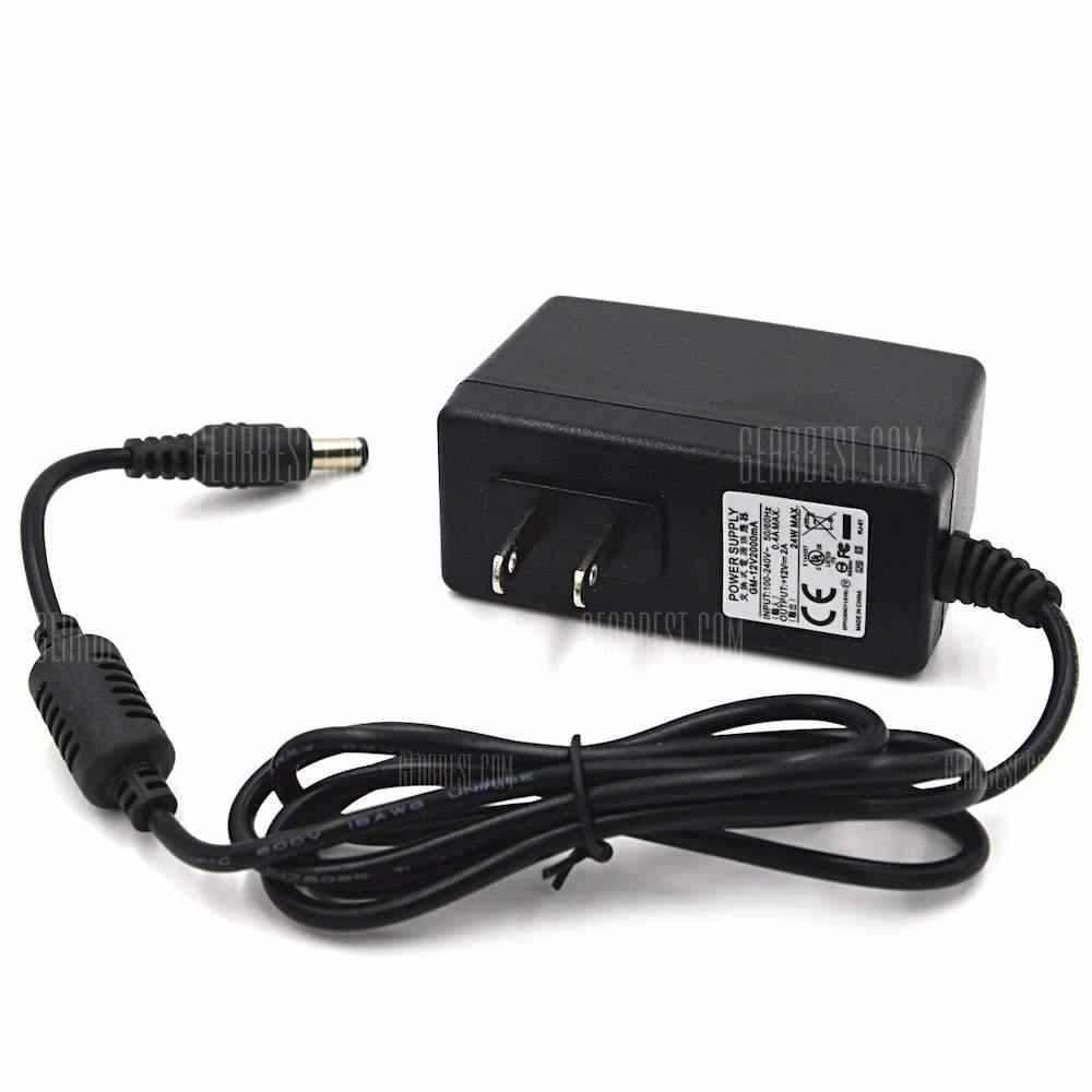 offertehitech-gearbest-GM - 12V2000MA 12V 2A Power Supply Adapter for LED Light Bulb and Surveillance Security Camera