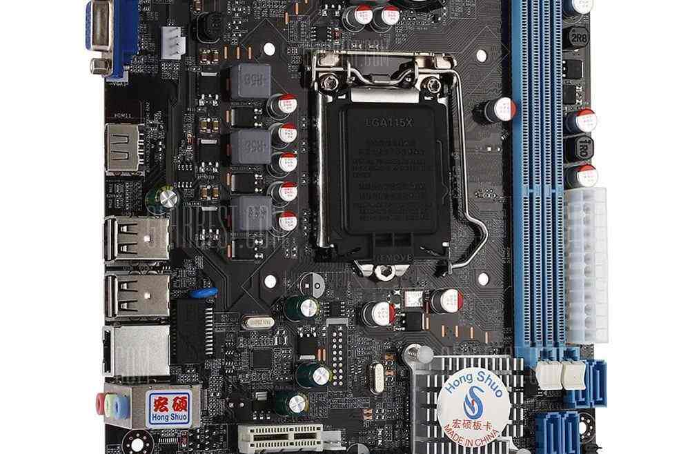 offertehitech-gearbest-HONGSHUO H61 Micro ATX Motherboard