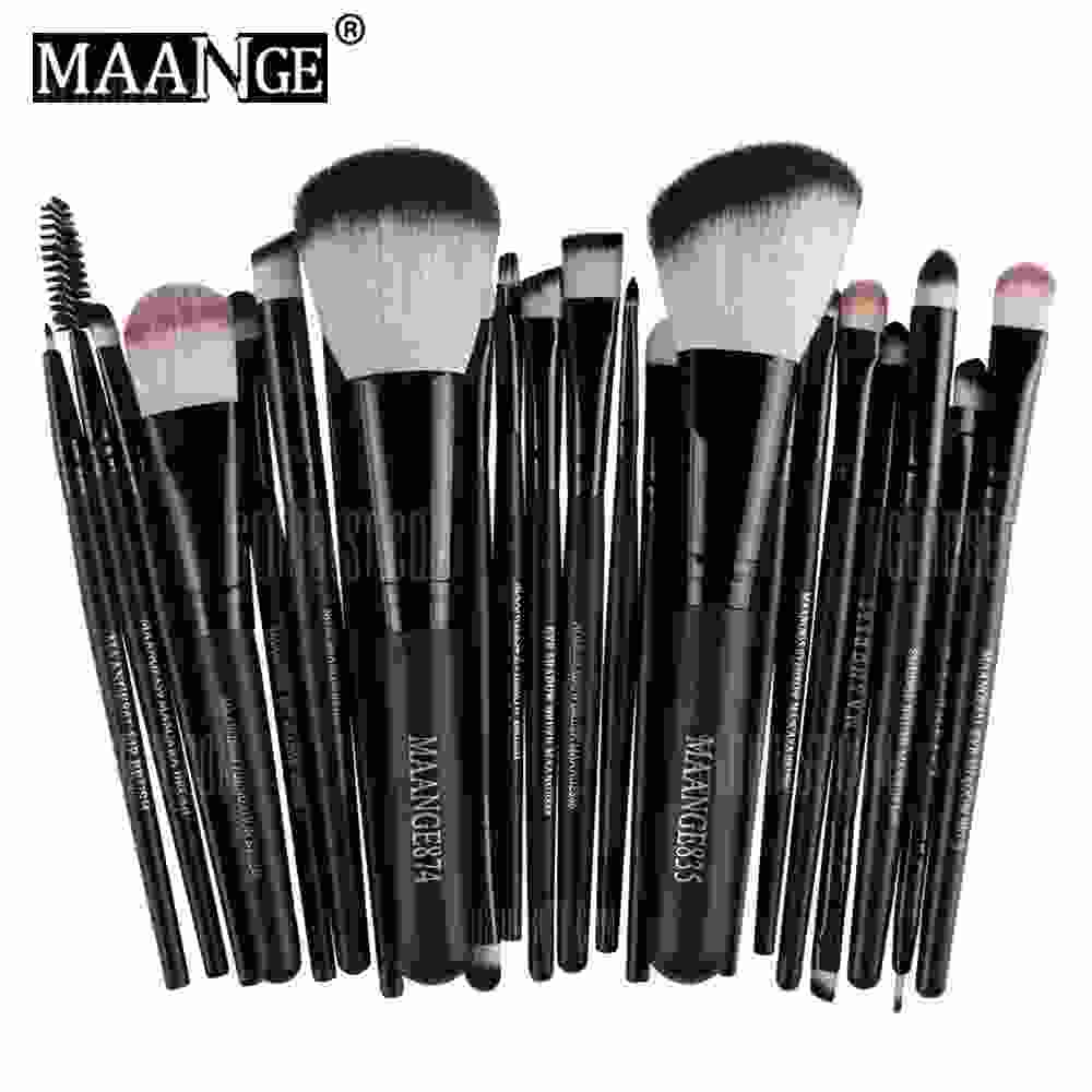 offertehitech-MAANGE 22pcs Foundation Blush Eyebrow Lip Makeup Brushes