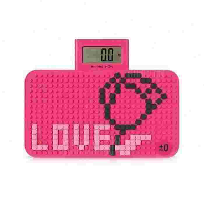 offertehitech-YESHM YHB1305 DIY Puzzle Shape Body Fat Scales - RED
