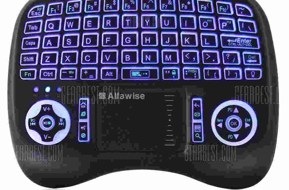 offertehitech-gearbest-Alfawise KP - 810 - 21T - RGB Mini 2.4G Wireless Keyboard