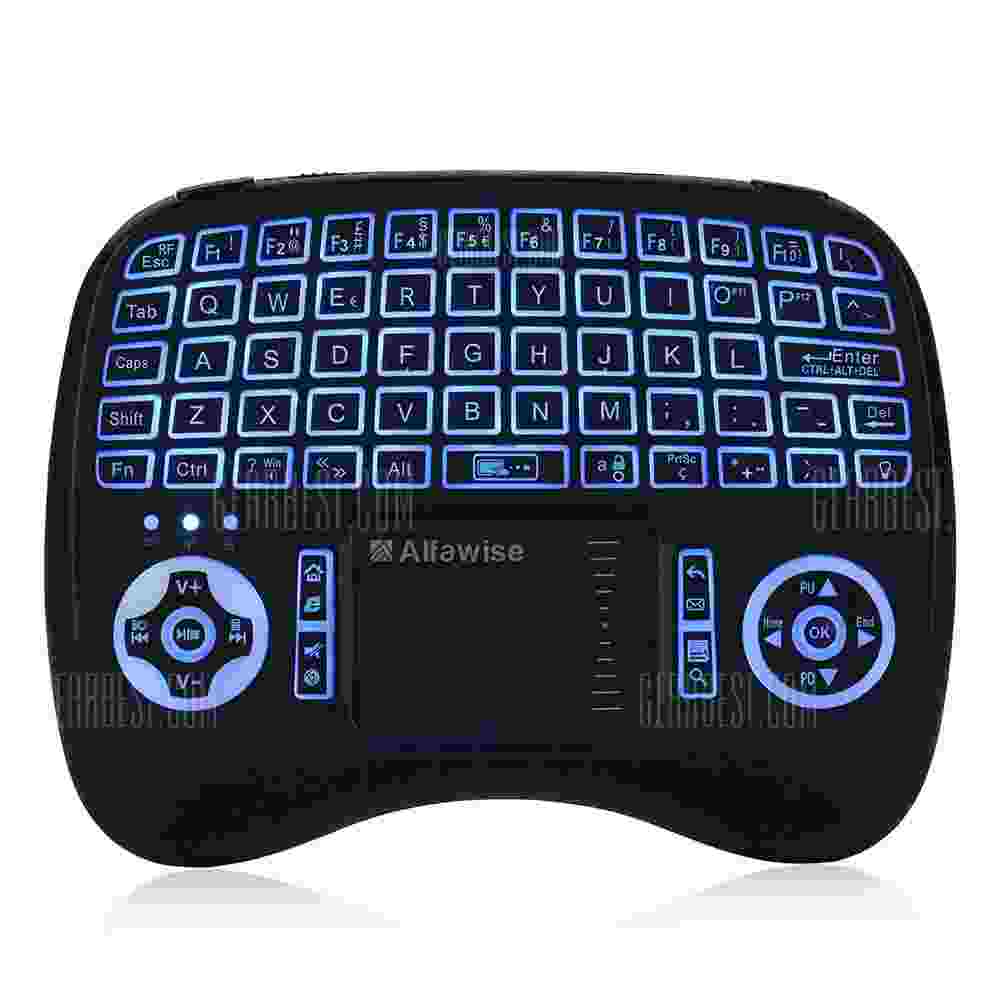 offertehitech-gearbest-Alfawise KP - 810 - 21T - RGB Mini 2.4G Wireless Keyboard