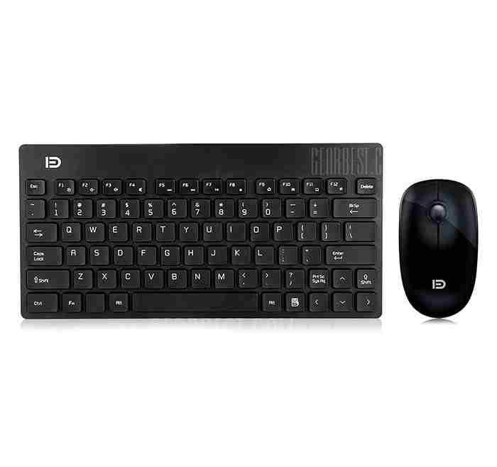 offertehitech-gearbest-FUDE 1500 Wireless Keyboard Mouse Combo with Ergonomic Design