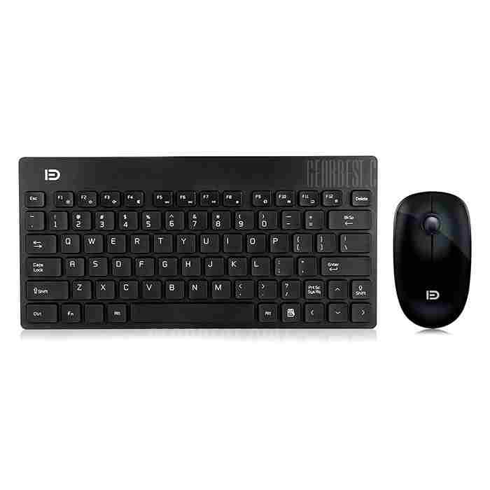 offertehitech-gearbest-FUDE 1500 Wireless Keyboard Mouse Combo with Ergonomic Design