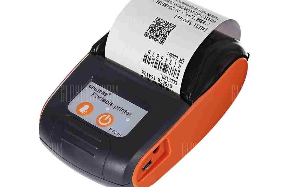 offertehitech-gearbest-GOOJPRT PT - 210 58MM Mini Bluetooth Thermal Printer