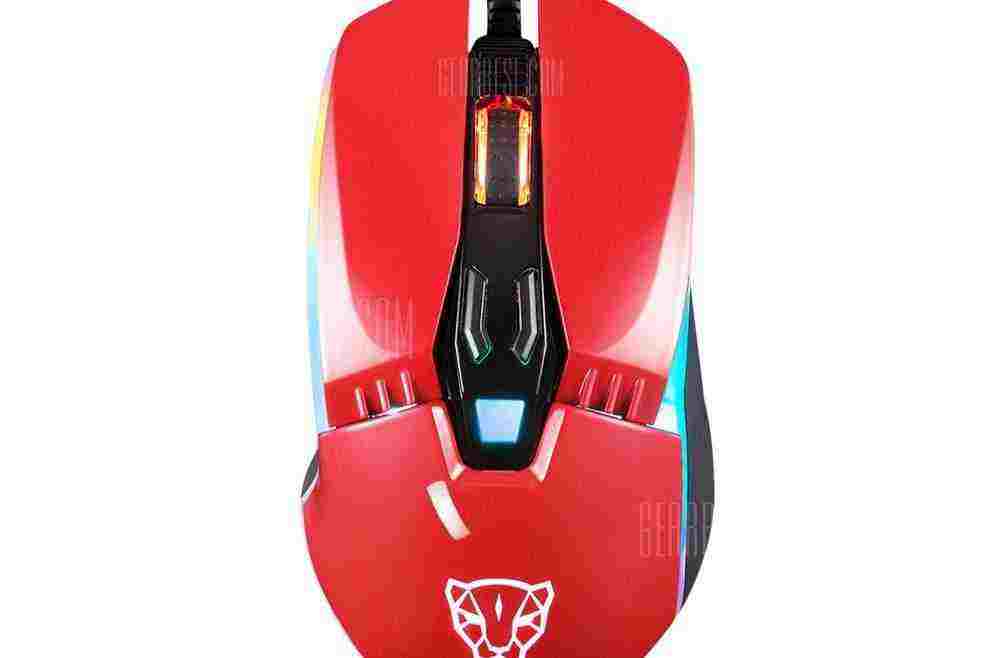 offertehitech-gearbest-Motospeed V20 Wired Optical USB Gaming Mouse