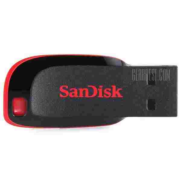 offertehitech-gearbest-Sandisk Cruzer Blade 32GB Multi - function USB2.0 Memory Flash Drive Support Windows 2000 7 XP Vista Mac