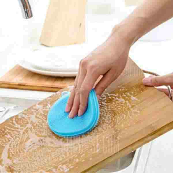 offertehitech-1PC Multi-purpose Antibacterial Sponge Dish Brush Cleaning Pad