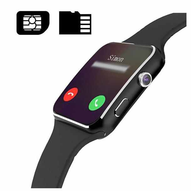 offertehitech-Bakeey X6 Curvo HD Smart Watch Fotocamera Scheda SIM Chiamata Monitoraggio del Sonno App Integrata per iOS Android