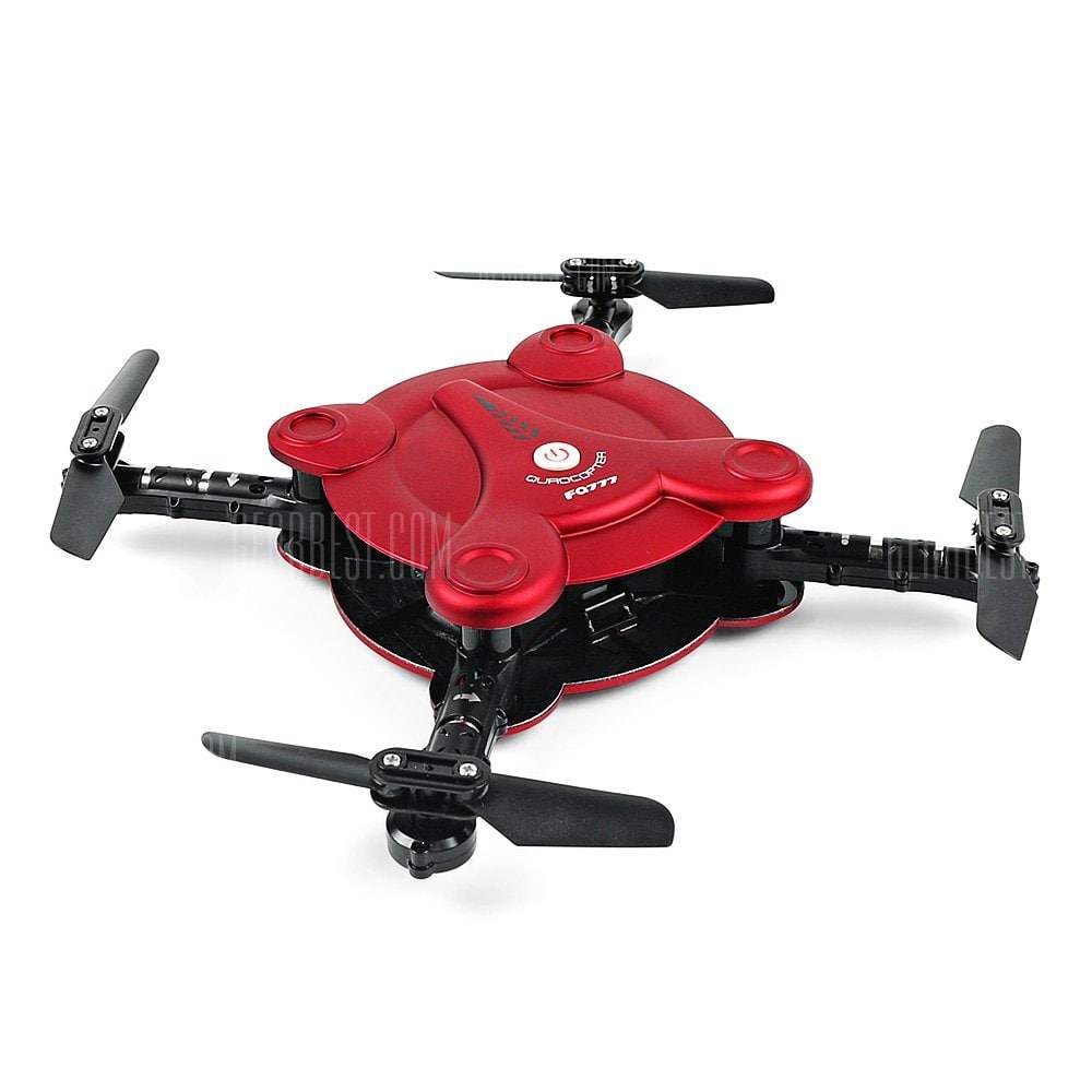offertehitech-FQ777 FQ17W Foldable Mini RC Pocket Drone - RTF - RED
