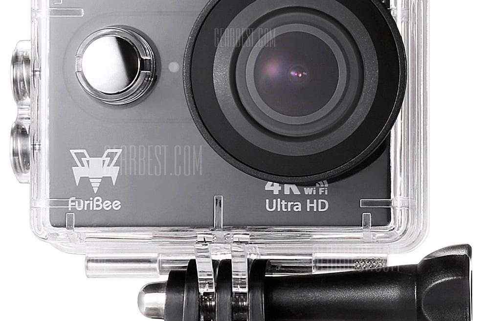 offertehitech-Furibee H9R Waterproof Action Camera 4K Ultra HD Resolution - BLACK