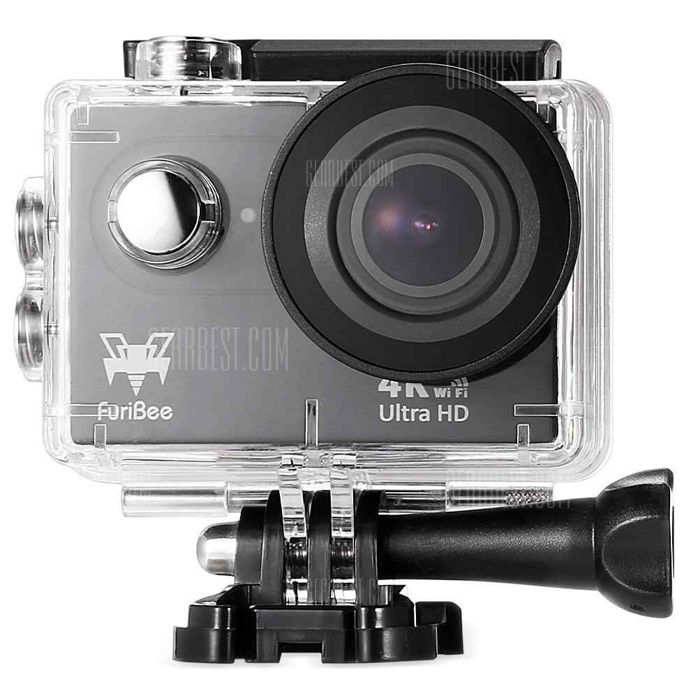 offertehitech-Furibee H9R Waterproof Action Camera 4K Ultra HD Resolution - BLACK