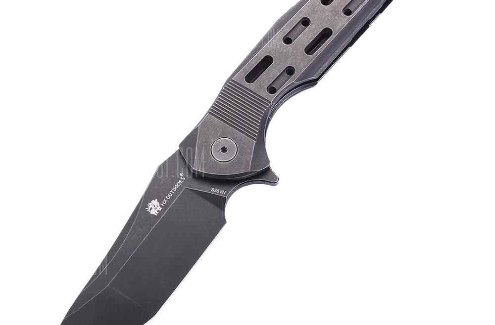 offertehitech-HX OUTDOORS ZD - 006 Frame Lock Pocket Folding Knife - BLACK
