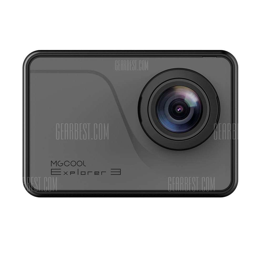 offertehitech-MGCOOL Explorer 3 4K Sports Camera Touch Screen - DARK GRAY