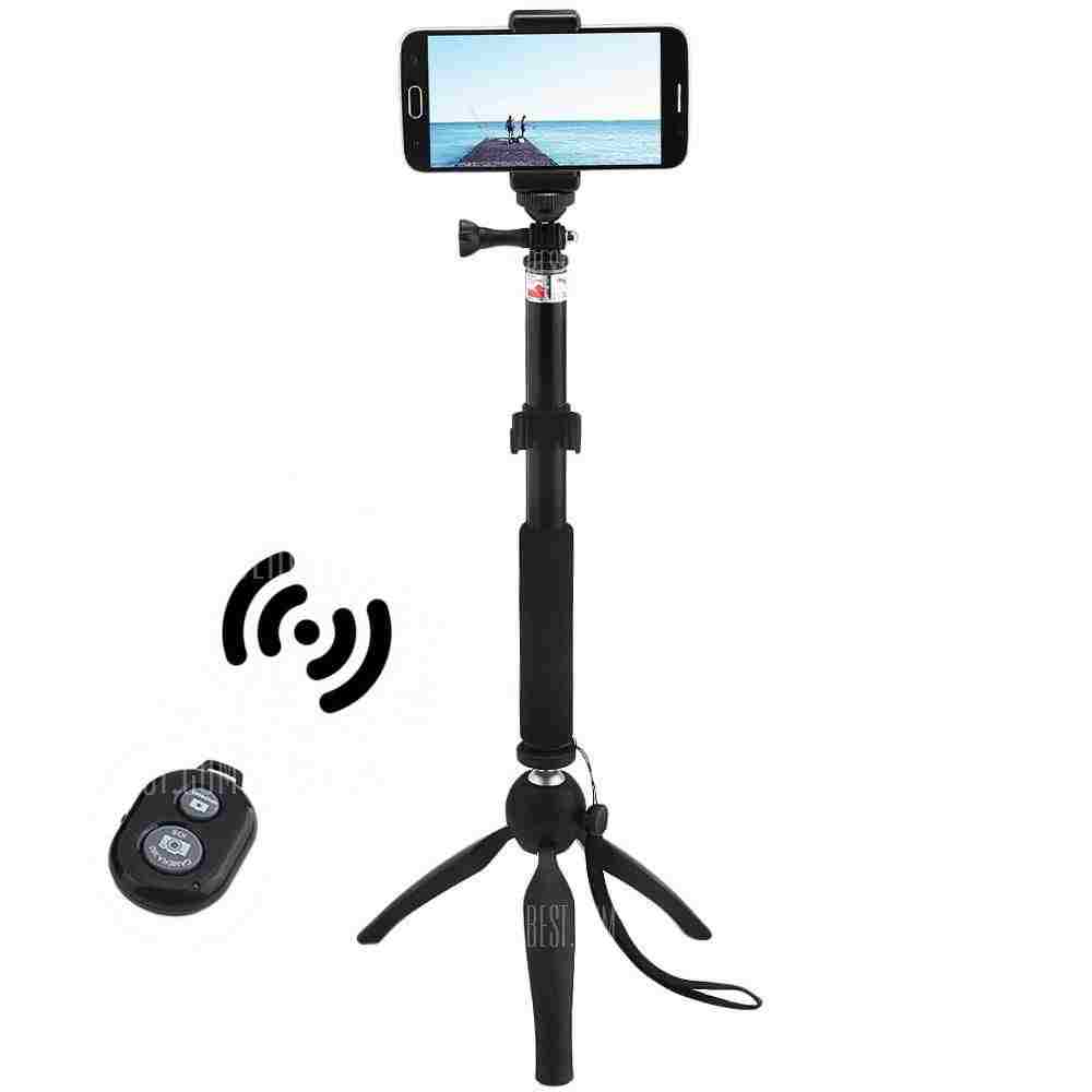 offertehitech-Mini Tripod Mount Selfie Stick Bluetooth Shutter Holder